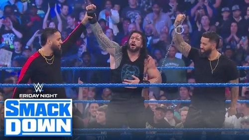 The Usos returned to save Roman Reigns from another dog food attack!