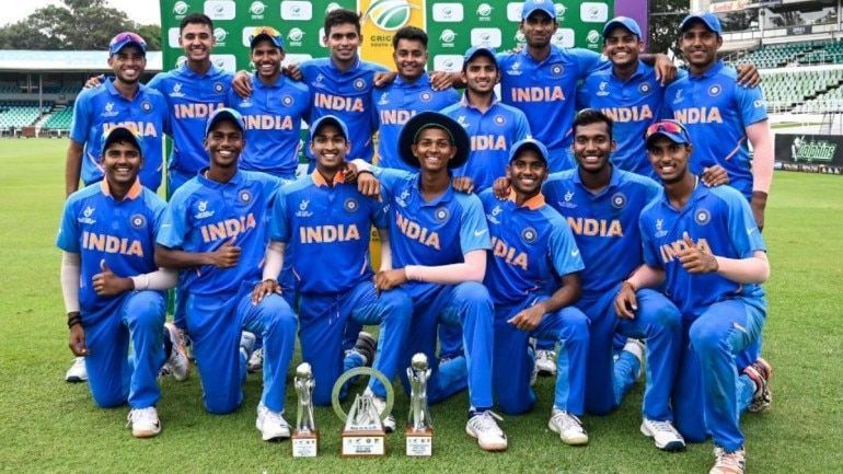 India U19 team finished as the winners from the Quadrangular series held in South Africa