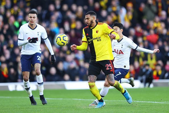 Etienne Capoue could&#039;ve seen red for his x-rated challenge on Japhet Tanganga