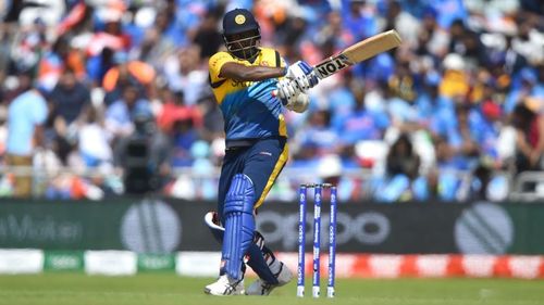 Angelo Mathews at the 2019 Cricket World Cup