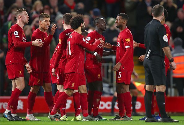 League leaders Liverpool