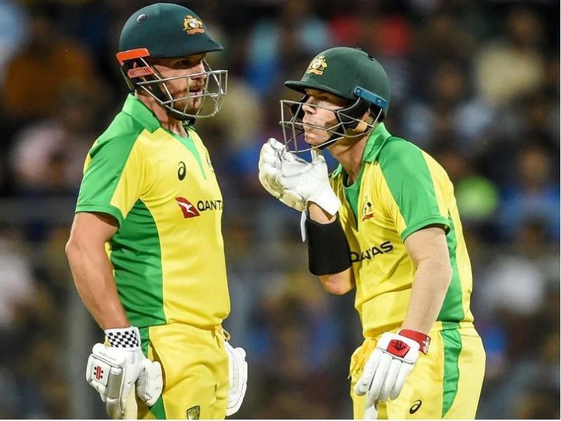 Aaron Finch and David Warner demolished India