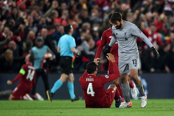 Van Dijk and Alisson are possibly the best central defender and goalkeeper in the world at the moment.