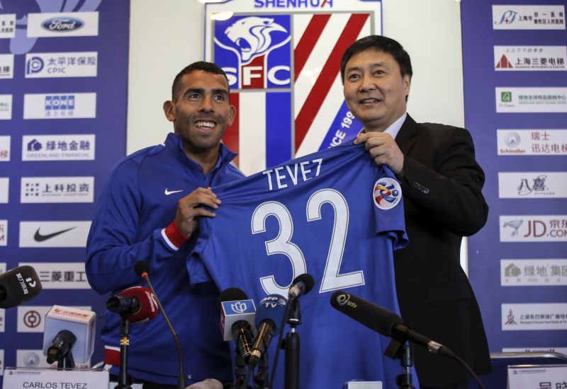 Carlos Tevez&#039;s move to Shanghai Shenhua made him the world&#039;s highest-paid player