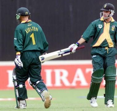 Gary Kirsten and Herschelle Gibbs wiped off the target