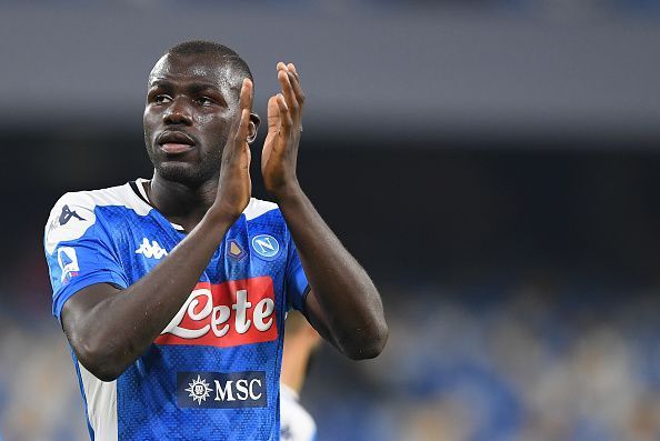 Kalidou Koulibaly in action for Napoli