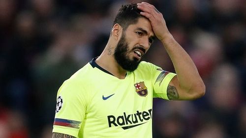 Luis Suarez has been ruled out for four months due to a knee surgery