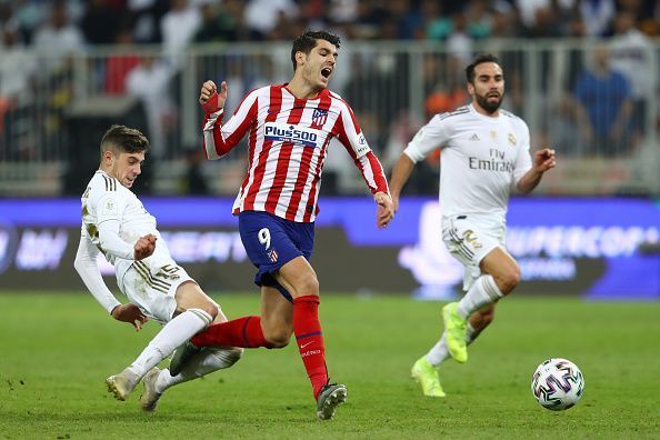 Valverde tackles Morata