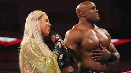 Bobby Lashley and Lana Prepare for Mixed Tag Match