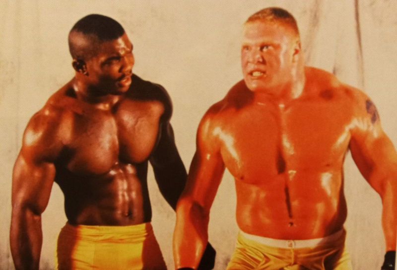 Lesnar and Shelton Benjamin