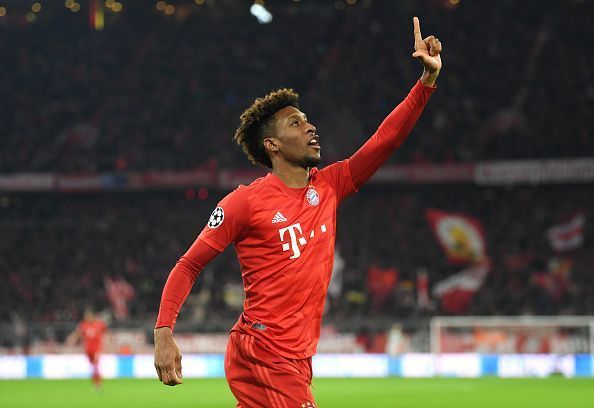 Kingsley Coman most recently scored against Tottenham Hotspur before suffering a horror injury