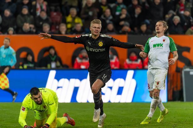 Haaland scored a hat-trick on his Dortmund debut