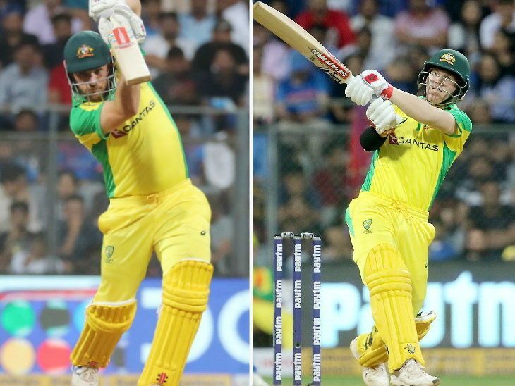 Finch and Warner stitched together a match-winning partnership for the Aussies
