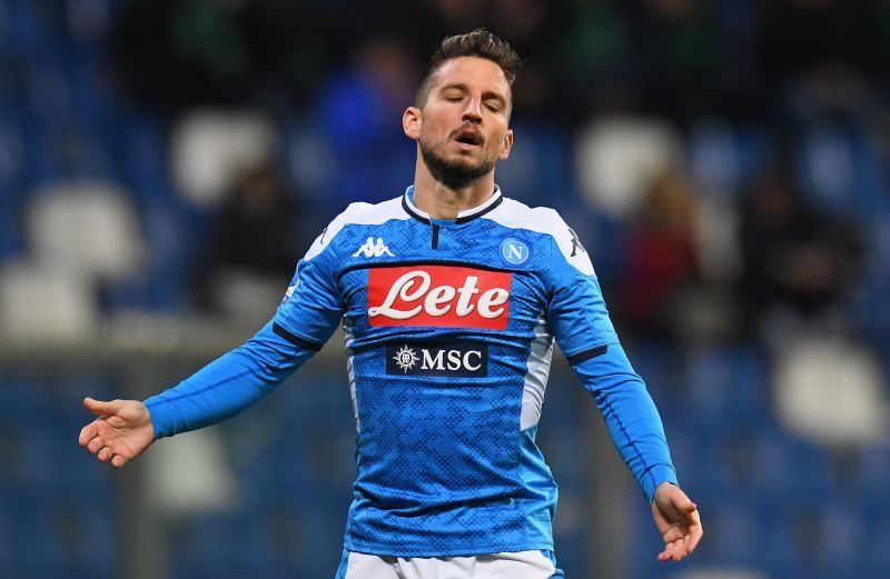 Napoli striker Dries Mertens is being courted by Chelsea