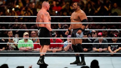 Brock Lesnar and a future opponent?