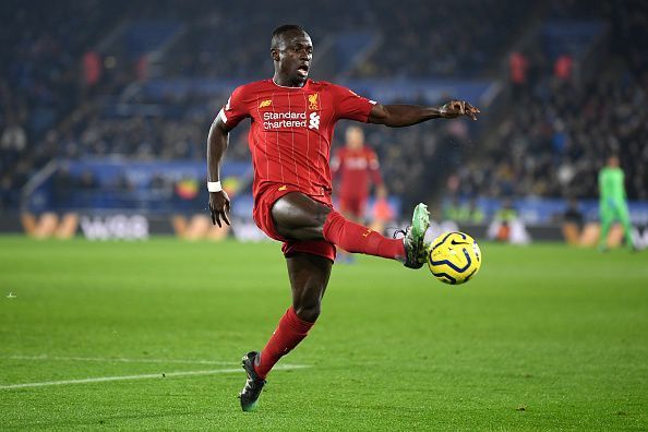 Sadio Mane in action for Liverpool