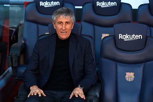 FC Barcelona Unveil New Coach Quique Setien