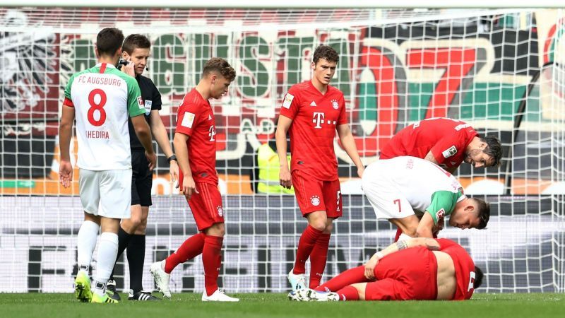 The Bayern Munich defence is in a crisis with injuries to Niklas Sule and Lucas Hernandez