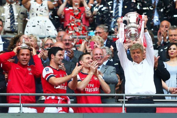 Arsenal ended their 9-year trophy drought with a win over Hull City in the 2014 FA Cup final