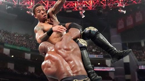 Bobby Lashley attacks Lio Rush