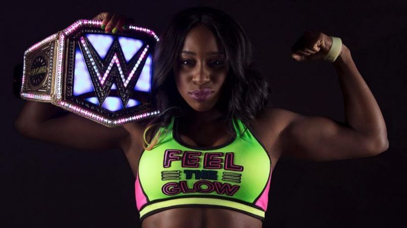Naomi during her run as SmackDown Women&#039;s Champion.
