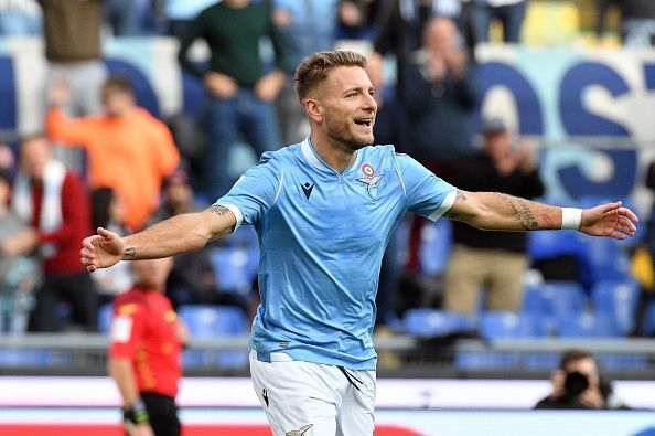 Ciro Immobile is outscoring Ronaldo and Lukaku in Serie A