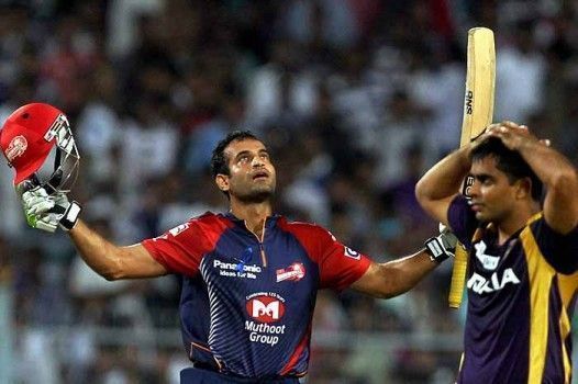 Irfan Pathan scored most runs in IPL while coming up the order