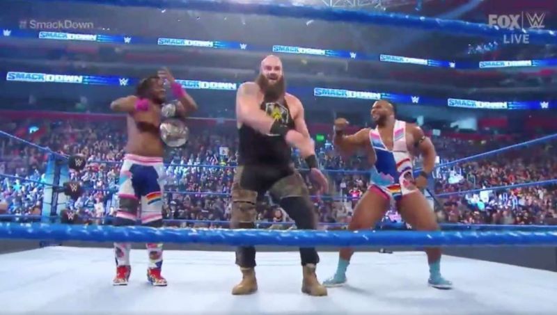 Braun Strowman dancing with The New Day