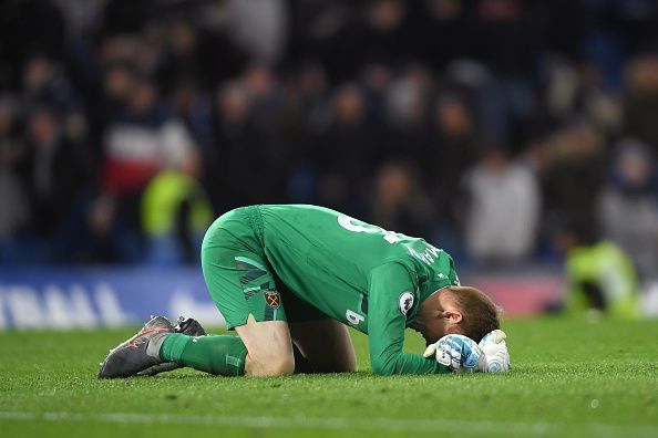 A clean sheet on debut, away at Stamford Bridge by David Martin