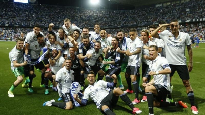 Real Madrid celebrated their 2nd Liga title of the 2010s decade in 2017-18