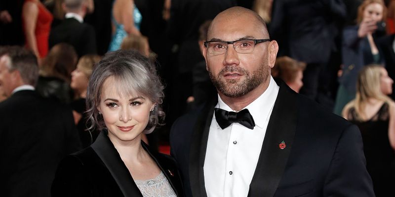 Batista and Sarah at an event