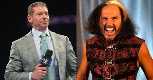 Not one of Vince's better ideas (Pic Source: WWE / Matt Hardy Twitter)