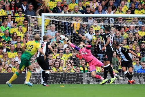 Norwich's talisman Teemu Pukki scored a hattrick in the reverse fixture