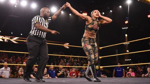 Bianca Belair after becoming the No.1 contender for the NXT Women's Championship