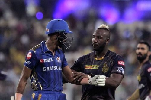 Hardik Pandya and Andre Russell