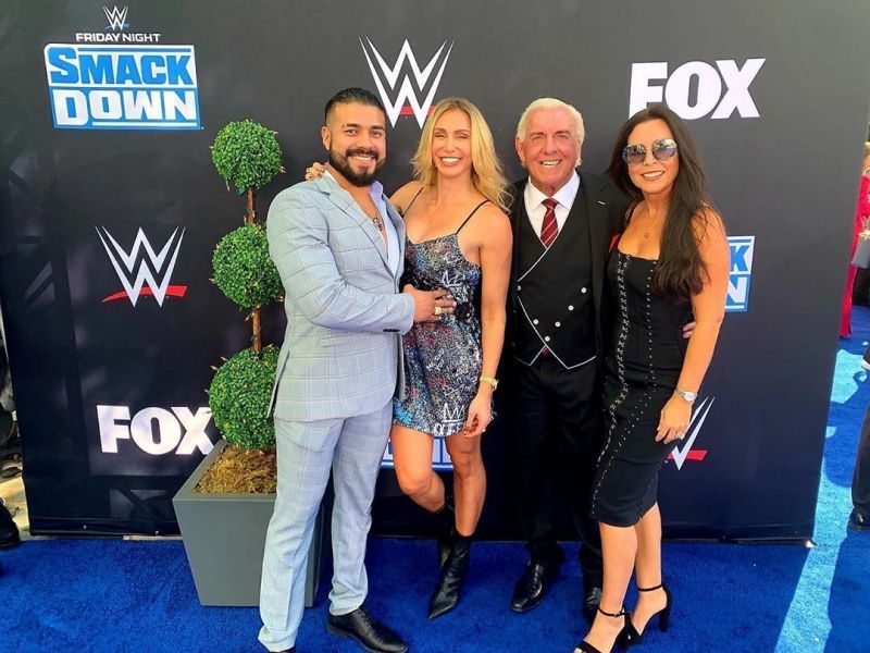 Andrade was nervous about meeting Ric Flair for the first time