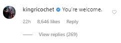 Ricochet's response