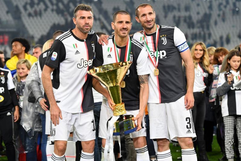 Juventus celebrate their record-extending 35th Scudetto in 2018-19