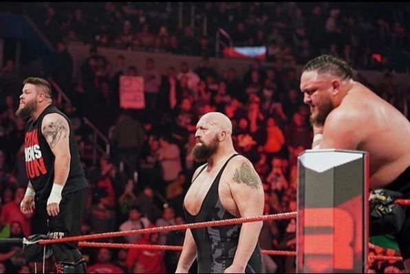 Kevin Owens. The Big Show and Samoa Joe