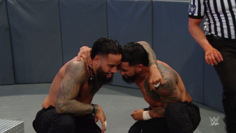 The Usos managed to pull off a win