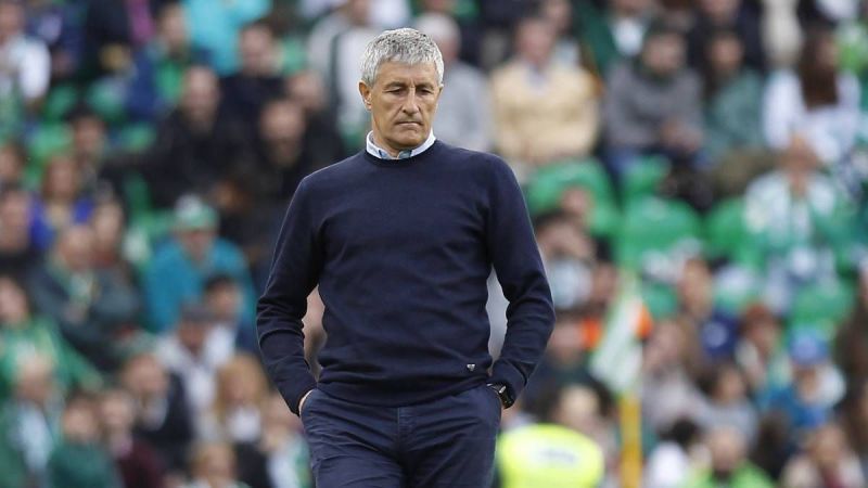 Quique Setien is known for his exciting brand of football