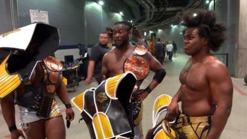 The New Day faced The League of Nations in 2016