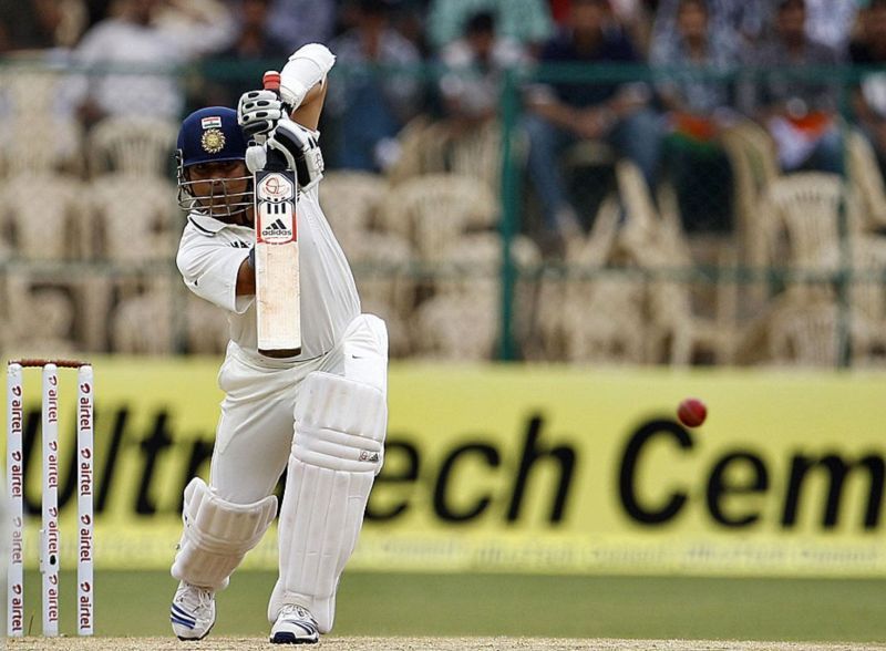 Umpire, non-strikee, stumps - beware the Sachin straight punch
