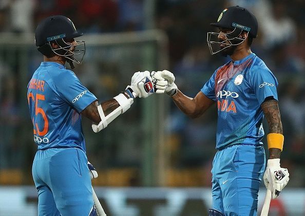 Virat Kohli hinted that both KL Rahul and Shikhar Dhawan can play the 1st ODI against Australia.