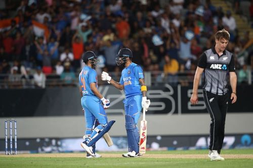 Shreyas Iyer and KL Rahul put on a match-winning partnership in the second T20I