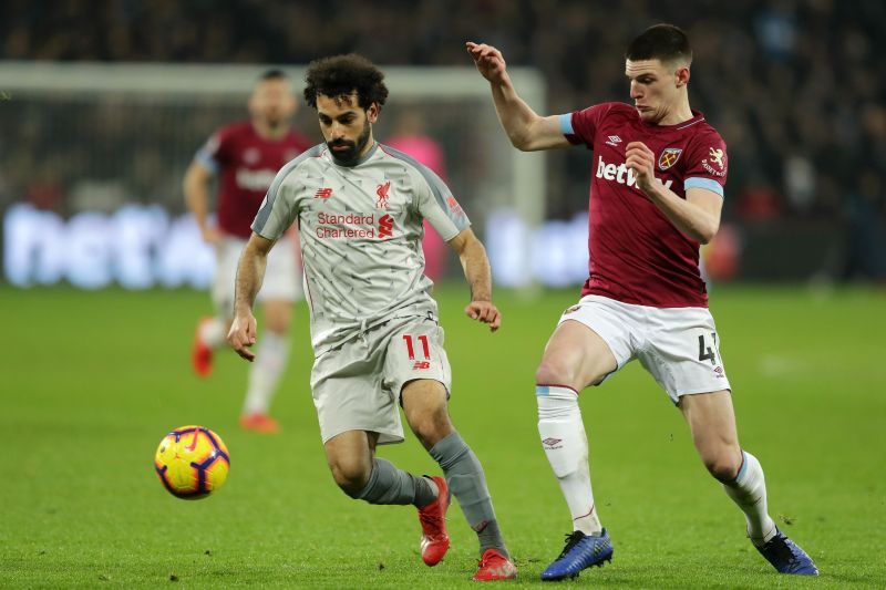 Liverpool take on West Ham in the Premier League