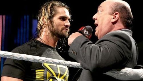 Seth Rollins and RAW Executive Director Paul Heyman