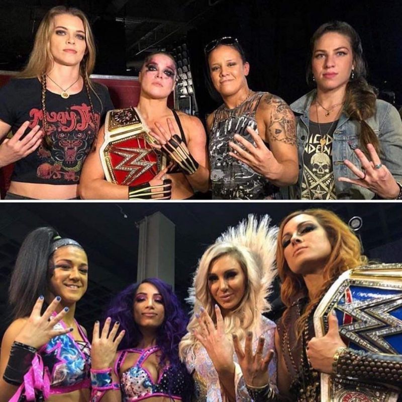 UFC vs WWE Four Horsewomen!