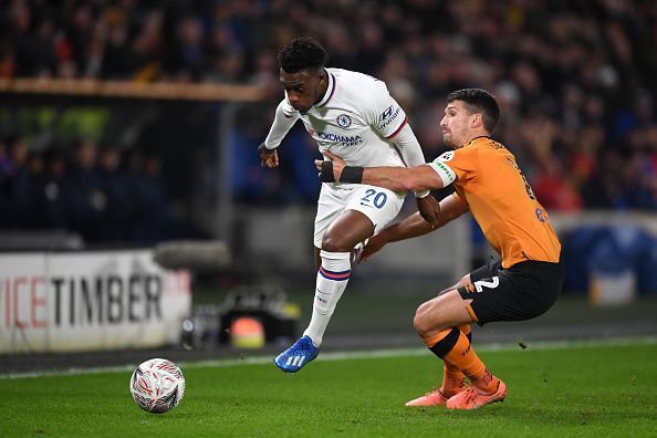 Lichaj had a tough time dealing with Hudson-Odoi