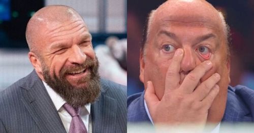 Triple H and Paul Heyman.